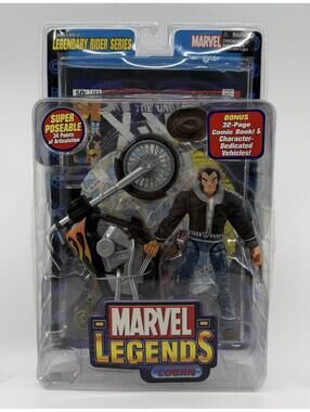 2005 Toy Biz Marvel Legends LOGAN W/Hat Legendary Rider Series Action Figure VTG